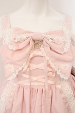 画像2: BABY,THE STARS SHINE BRIGHT / くみゃちゃんのHeart Sugar Decorationジャンパースカート  ピンク O-26-06-01-067-BA-OP-IG-OS (2)