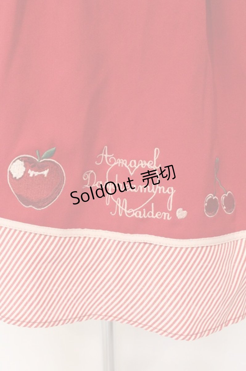 画像2: Amavel / Apple Cherryスカート  アカ O-26-06-01-075-CA-SK-IG-OS (2)