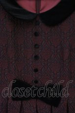 画像2: Leur Getter / Royal Palaceワンピース  ワイン×クロ O-26-06-01-081-LU-OP-IG-OS (2)
