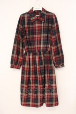 画像1: LEBECCA boutique / 髪色に合うワンピース F アカチェック O-26-06-01-010-LO-OP-OW-OS (1)