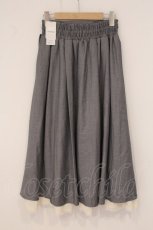画像3: axes femme / スリット入りロングスカート M グレー O-26-06-01-016-AX-SK-OW-OS (3)