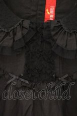 画像2: PINK HOUSE / チュールレースヨークプルブラウス  クロ O-26-06-02-048-LO-BL-IG-OS (2)