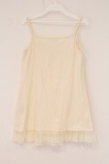 画像4: PINK HOUSE / フラワーチュールレースキャミソール  アイボリー O-26-06-02-049-LO-TO-IG-OS (4)