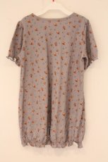 画像4: PINK HOUSE / 小花柄裏毛バルーンチュニック  ラベンダー O-26-06-02-052-LO-TO-IG-OS (4)