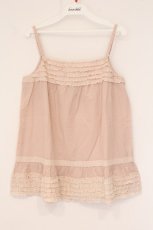 画像1: PINK HOUSE / コットンレースローンキャミソール  ピンク O-26-06-02-056-LO-TO-IG-OS (1)