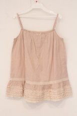 画像4: PINK HOUSE / コットンレースローンキャミソール  ピンク O-26-06-02-056-LO-TO-IG-OS (4)