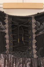 画像2: Rozen Kavalier / 起毛シャーリングスカート  グレー×レッド系 ペイズリー O-26-06-02-060-OO-SK-IG-OS (2)