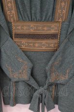 画像2: Rozen Kavalier / 刺繍ラインニットソー  グリーン O-26-06-02-069-OO-TO-IG-OS (2)