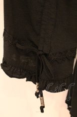 画像3: Ozz oneste / ローズ刺繍チェーンパーカー  ブラック O-26-06-02-080-OO-TO-IG-OS (3)