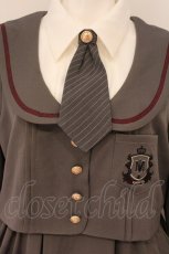 画像2: Amavel / Traditional Academyボレロセーラーワンピース  グレー O-26-06-02-097-CA-OP-IG-OS (2)