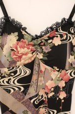 画像2: Qutie Frash / カップ入りキャミソール  ブラック O-26-06-02-105-QU-TO-IG-OS (2)