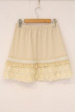 画像3: axes femme / 立体バラモチーフペチスカート M アイボリー O-26-06-02-012-AX-TO-IG-OS (3)