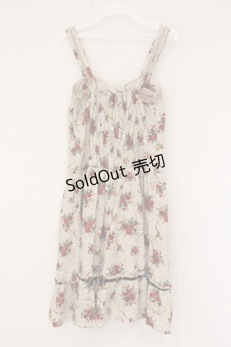 画像3: axes femme / フロントティアードワンピース  アイボリー O-26-06-02-013-AX-OP-IG-OS (3)