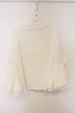 画像3: axes femme kawaii / 姫袖7分丈ブラウス M シロ O-26-06-03-048-AX-BL-OW-OS (3)