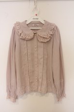 画像1: Ank Rouge / 二重襟ブラウス M ピンク O-26-06-03-050-CA-BL-OW-OS (1)