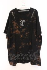 画像1: Desoro Works / Shoulder zip T-Shirt(Half) Tシャツ  ブラック O-26-06-03-056-GO-TO-OW-OS (1)