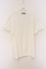 画像1: Ozz conte / バックプリントドロストTシャツ  ホワイト O-26-06-03-059-OO-TO-OW-OS (1)