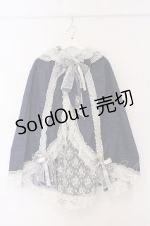 metamorphose / Dressyジャガードレースマント ネイビー O-26-06-03