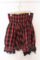 画像3: PUTUMAYO / 王冠ptチェックかぼちゃパンツ  レッド O-26-06-03-025-PT-PA-OW-OS (3)