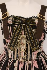 画像2: Angelic Pretty / Travelくまちゃんベルトジャンパースカート  クロ O-26-06-04-032-AP-OP-OW-OS (2)