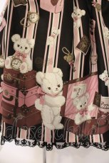 画像3: Angelic Pretty / Travelくまちゃんベルトジャンパースカート  クロ O-26-06-04-032-AP-OP-OW-OS (3)