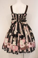 画像5: Angelic Pretty / Travelくまちゃんベルトジャンパースカート  クロ O-26-06-04-032-AP-OP-OW-OS (5)