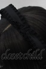 画像2: axes femme / フリルリボンカチューシャ  クロ O-26-06-04-1051-AX-BL-OW-OS (2)