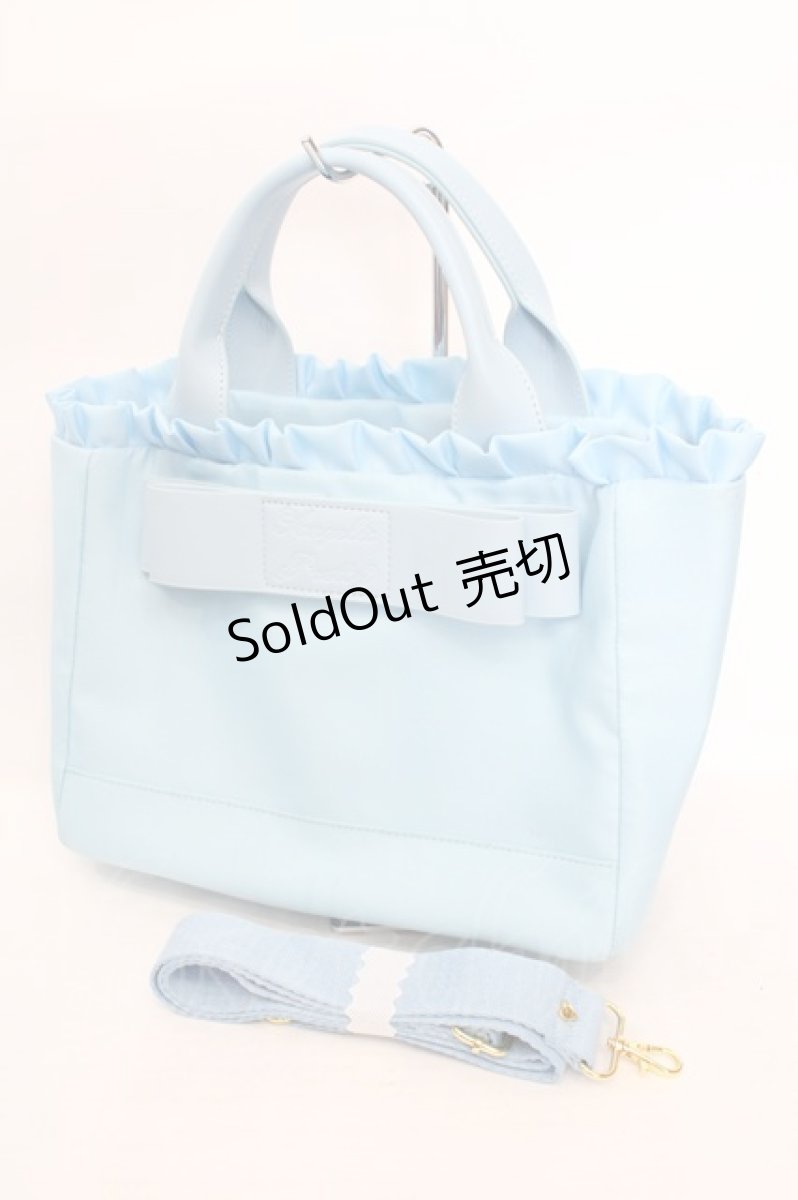 画像1: Angelic Pretty / Dollyリボントートバッグ  サックス O-26-06-04-1067-AP-BG-OW-OS (1)