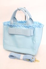画像1: Angelic Pretty / Dollyリボントートバッグ  サックス O-26-06-04-1067-AP-BG-OW-OS (1)