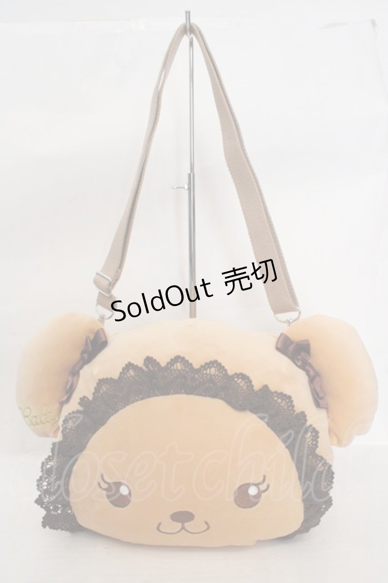 画像1: BABY,THE STARS SHINE BRIGHT / くまくみゃちゃんのあったかマフBag  ミルクティ O-26-06-04-1069-BA-ZA-IG-OS (1)