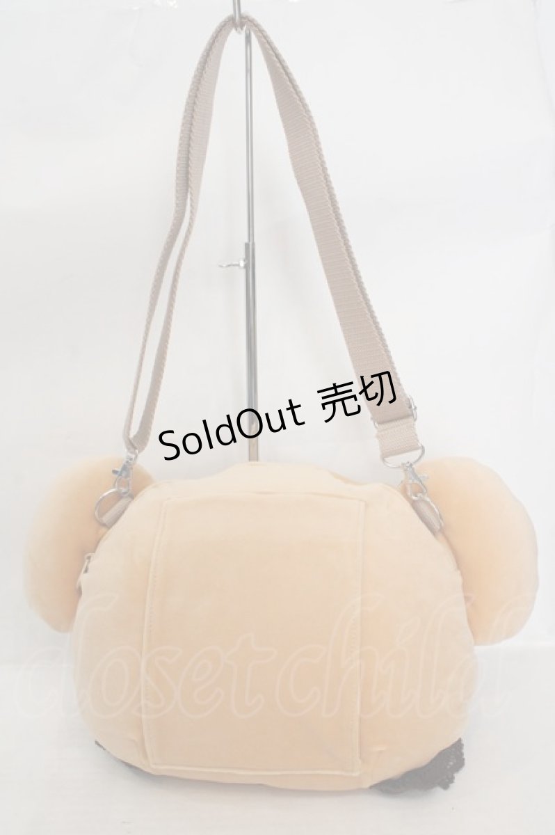 画像2: BABY,THE STARS SHINE BRIGHT / くまくみゃちゃんのあったかマフBag  ミルクティ O-26-06-04-1069-BA-ZA-IG-OS (2)