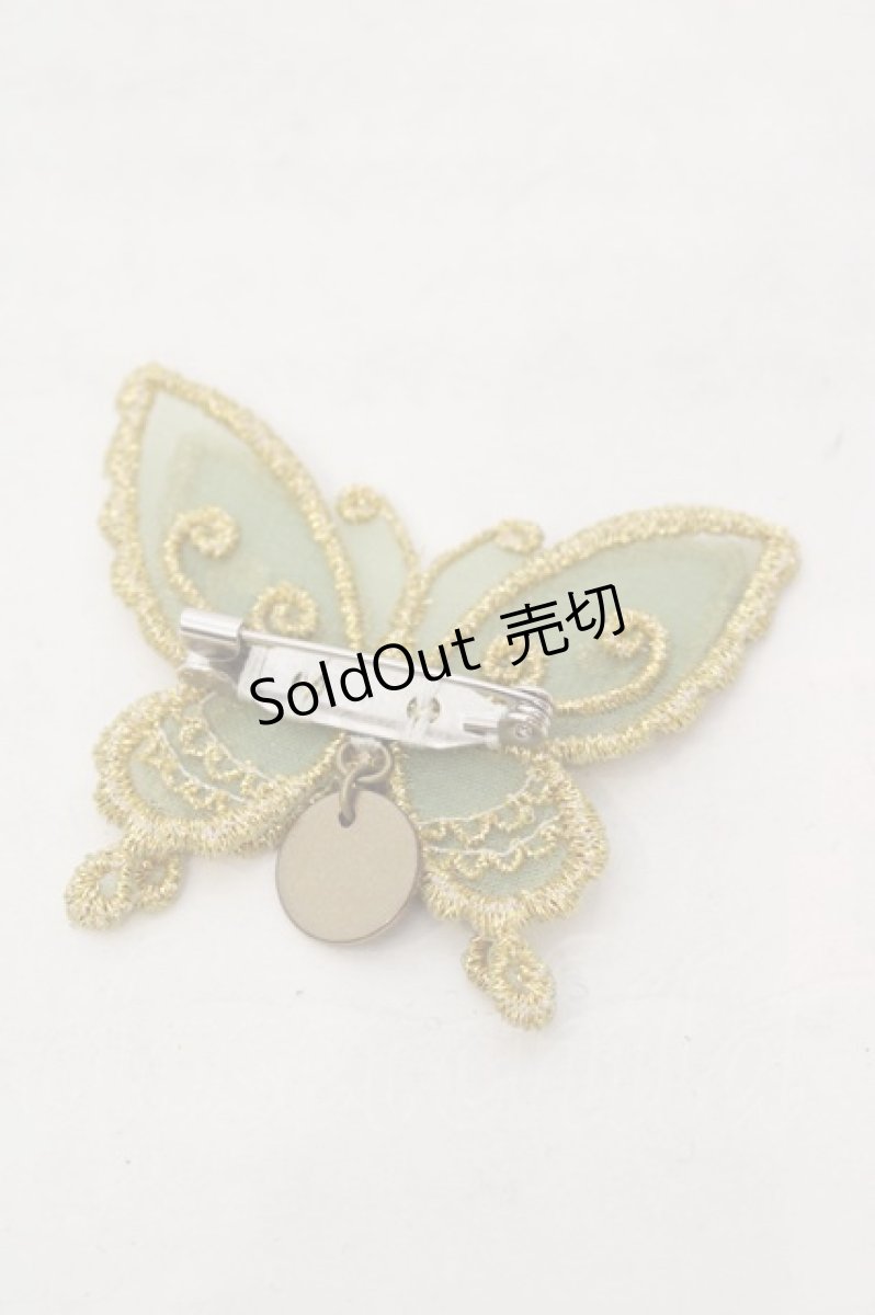 画像2: abilletage / Butterfly motif accessory（バタフライモチーフアクセサリー）  ゴールドブローチ O-26-06-04-1011-GO-AC-IG-OS (2)