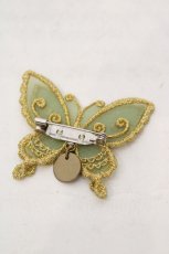 画像2: abilletage / Butterfly motif accessory（バタフライモチーフアクセサリー）  ゴールドブローチ O-26-06-04-1011-GO-AC-IG-OS (2)