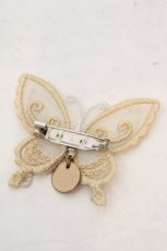 画像2: abilletage / Butterfly motif accessory（バタフライモチーフアクセサリー）  イエロー ブローチ O-26-06-04-1015-GO-AC-IG-OS (2)