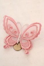 画像1: abilletage / Butterfly motif accessory（バタフライモチーフアクセサリー）  ピンク ブローチ O-26-06-04-1020-GO-AC-IG-OS (1)