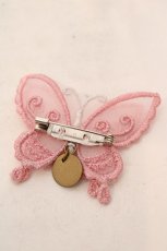 画像2: abilletage / Butterfly motif accessory（バタフライモチーフアクセサリー）  ピンク ブローチ O-26-06-04-1020-GO-AC-IG-OS (2)