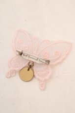 画像2: abilletage / Butterfly motif accessory（バタフライモチーフアクセサリー）  ペールピンクブローチ O-26-06-04-1027-GO-AC-IG-OS (2)