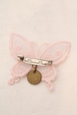 画像2: abilletage / Butterfly motif accessory（バタフライモチーフアクセサリー）  ペールピンクブローチ O-26-06-04-1028-GO-AC-IG-OS (2)