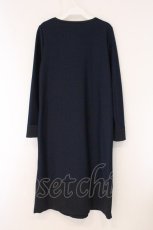 画像3: INGEBORG / キルト風ワンピース 3(9号) ネイビー×クロ O-26-06-04-059-LO-OP-IG-OS (3)