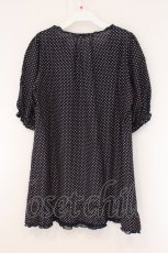 画像3: INGEBORG / フラワー配色ドットワンピース 9 ネイビー O-26-06-04-063-LO-OP-IG-OS (3)