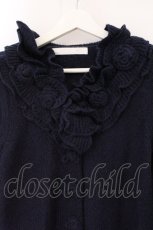画像2: PINK HOUSE / モチーフボタンカーディガン  ネイビー O-26-06-04-068-LO-TO-IG-OS (2)