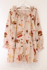 画像1: PINK HOUSE CHELSEA / スイーツパーティチュニックブラウス  ピンク O-26-06-04-080-LO-BL-IG-OS (1)