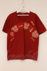 画像1: PINK HOUSE / ハートワッペン使いTシャツ L アカ O-26-06-04-011-LO-TO-OW-OS (1)