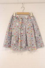 画像1: Franche Lippee / いたずらねこスカート M グレー O-26-06-04-016-LO-SK-OW-OS (1)