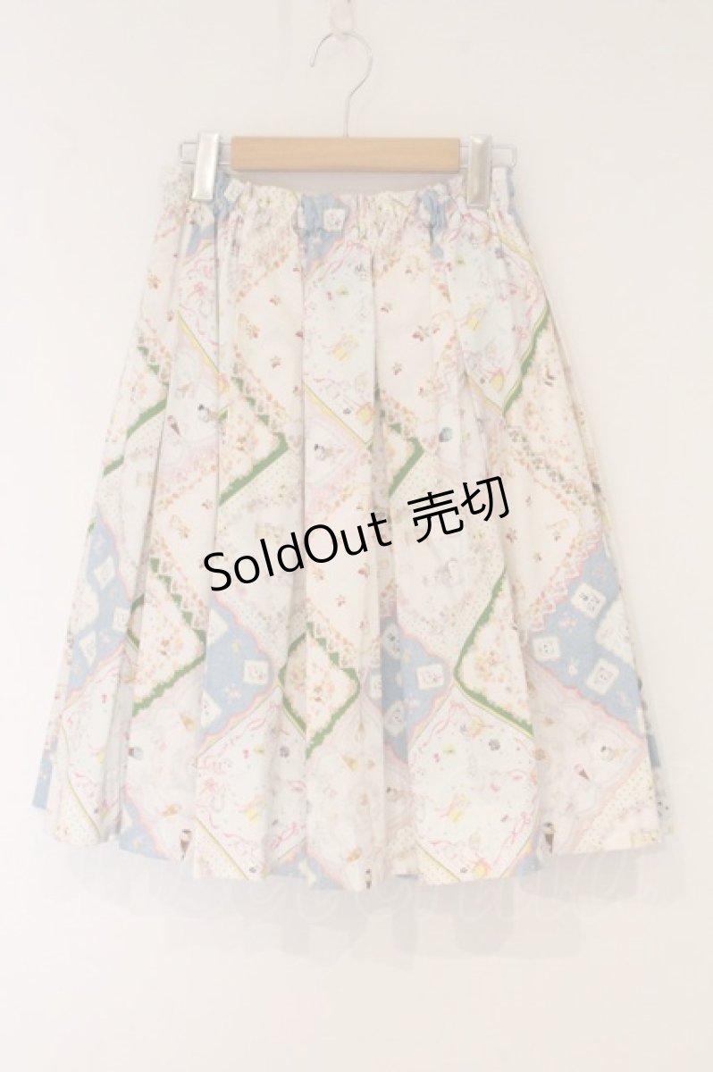 画像1: Franche Lippee / ハンカチーフ柄スカート M マルチ O-26-06-04-018-LO-SK-OW-OS (1)