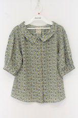 画像1: F i.n.t / オフショル5分袖ビッグシャツ F ミント O-26-06-05-035-CA-BL-OW-OS (1)