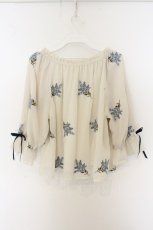 画像3: an another angelus / アスチルベ総刺繍オフショルブラウス F アイボリー O-26-06-05-036-CA-BL-OW-OS (3)