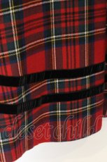 画像2: Jane Marple / タータンチェックフレアースカート M レッド O-26-06-05-065-JM-SK-IG-OS (2)