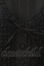 画像2: INGEBORG / ローンフリルノースリーブブラウス 9 クロ O-26-06-05-075-LO-BL-IG-OS (2)