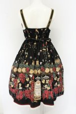 画像5: ALICE and the PIRATES / シャトー・ド・ヌヌース〜天使と秘密のワイナリー〜柄ジャンパースカートII  クロ O-26-06-05-005-PA-OP-IG-OS (5)